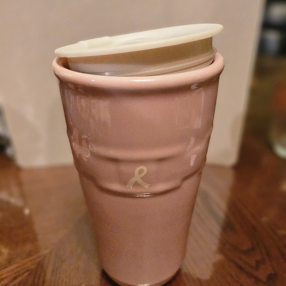 Pink coffee/tea mug - Picture 2 of 5